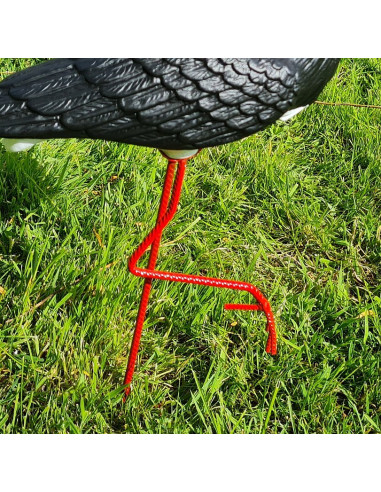 Figurine décorative Cigogne Petite Noir H: 46 cm de Jardin décoration extérieure