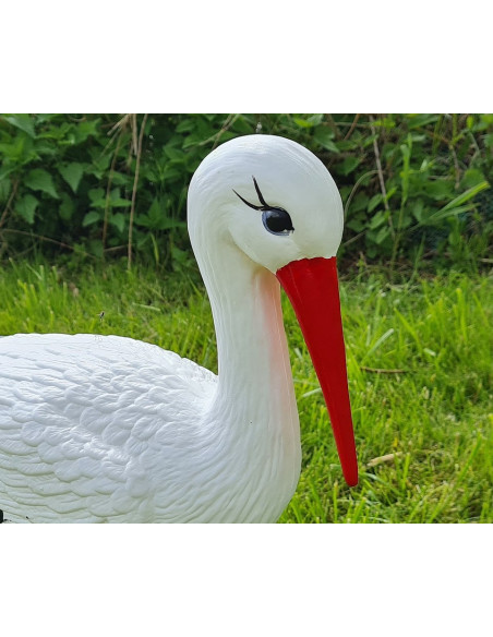 Figurine décorative Cigogne Médiocre H: 75 cm de Jardin décoration extérieure