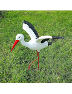 Figurine décorative Cigogne Volante H : 75 cm de Jardin décoration extérieure