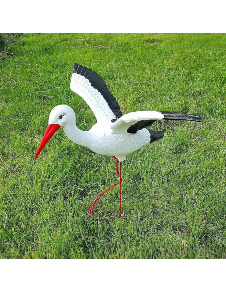 Figurine décorative Cigogne Volante H : 75 cm de Jardin décoration extérieure
