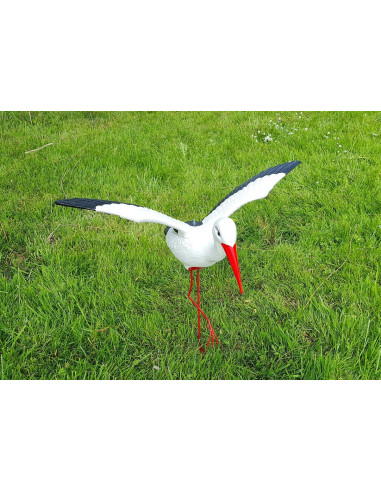 Figurine décorative Cigogne Volante H : 75 cm de Jardin décoration extérieure
