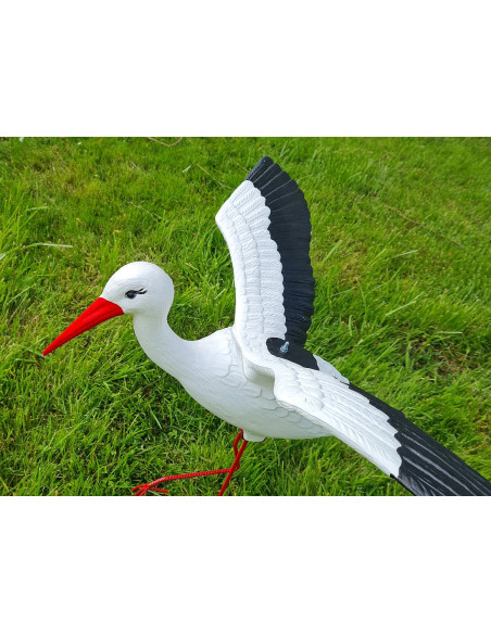 Figurine décorative Cigogne Volante H : 75 cm de Jardin décoration extérieure