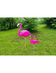 Flamingos Family 2 Flamingos Sculpture Statue Figure