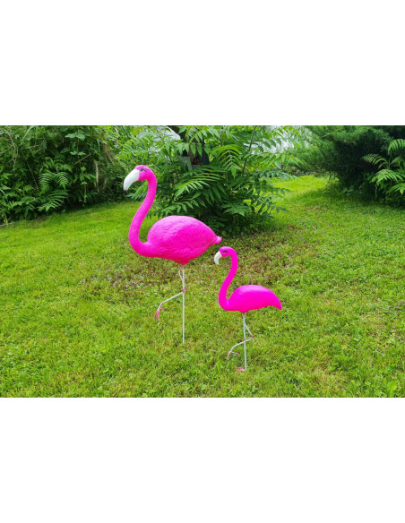 Flamingos Family 2 Flamingos Sculpture Statue Figure