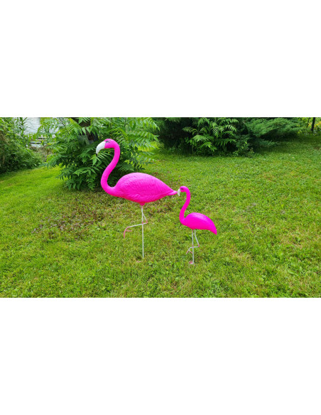Flamingos Family 2 Flamingos Sculpture Statue Figure