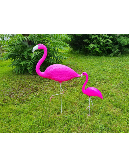 Flamingos Family 2 Flamingos Sculpture Statue Figure