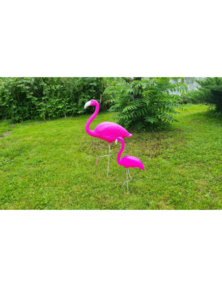 Flamingos Family 2 Flamingos Sculpture Statue Figure