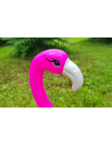 Flamingo Dark Pink H: 57cm Sculpture Statue Figure