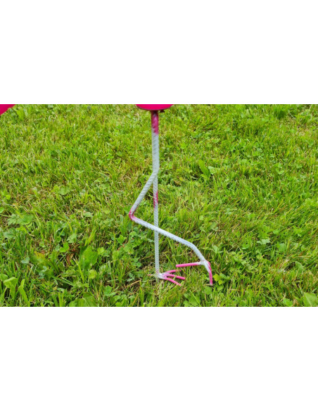 Flamingo Dark Pink H: 57cm Sculpture Statue Figure