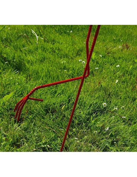 Grande figurine cigogne en plastique pour jardin H: 88 cm