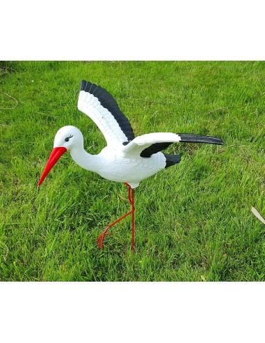 Famille de 5 Cigognes : Kit de Jardin XXL (dont 1 en Vol)