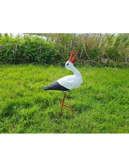 Famille de 5 Cigognes : Kit de Jardin XXL (dont 1 en Vol)