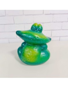 Sculpture Grenouille Rigolote aux Lèvres Rouges – Déco Jardin 2