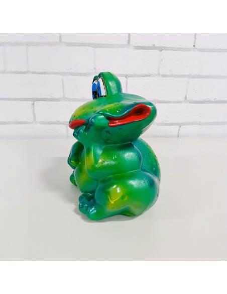 Sculpture Grenouille Rigolote aux Lèvres Rouges – Déco Jardin