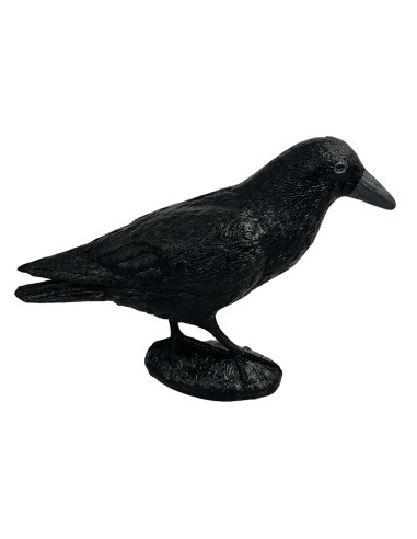 Corbeau Noir de Jardin : Figurine Déco & Anti-Pigeons