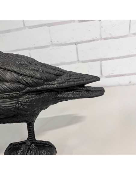Corbeau Noir de Jardin : Figurine Déco & Anti-Pigeons