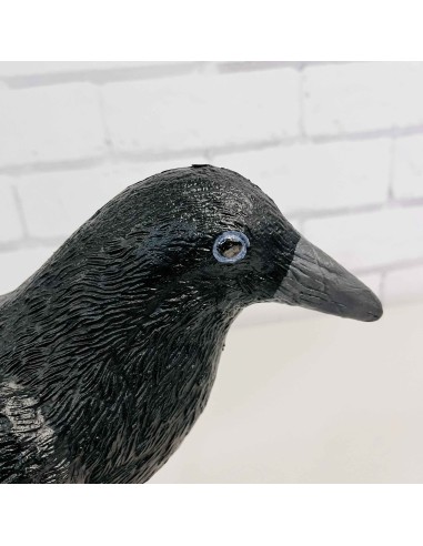 Corbeau Noir de Jardin : Figurine Déco & Anti-Pigeons