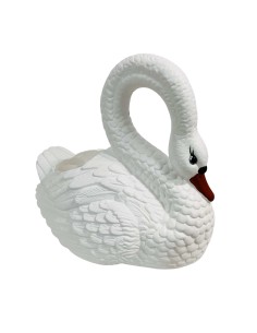 Grand Cygne Jardinière : Cache-pot & Statue XXL (55 cm)