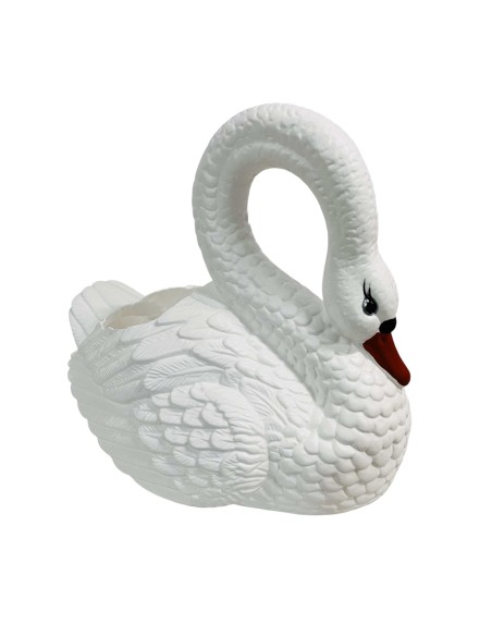 Grand Cygne Jardinière : Cache-pot & Statue XXL (55 cm)