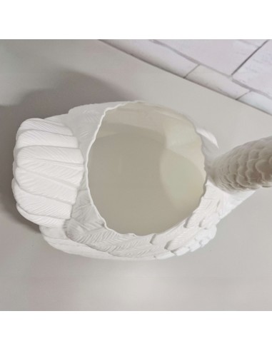 Grand Cygne Jardinière : Cache-pot & Statue XXL (55 cm)