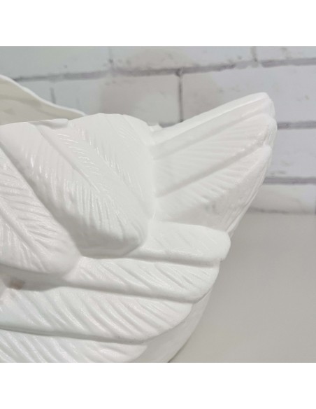Grand Cygne Jardinière : Cache-pot & Statue XXL (55 cm)