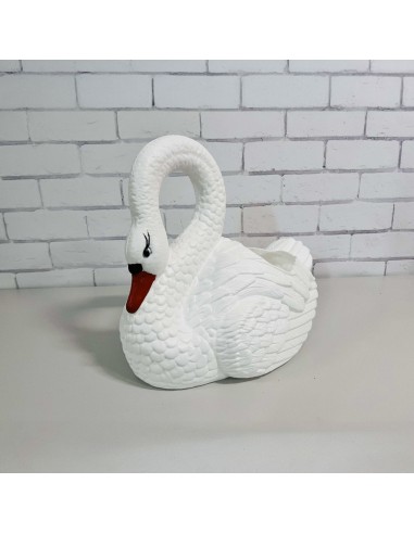 Grand Cygne Jardinière : Cache-pot & Statue XXL (55 cm)