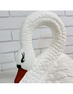 Grand Cygne Jardinière : Cache-pot & Statue XXL (55 cm) 2