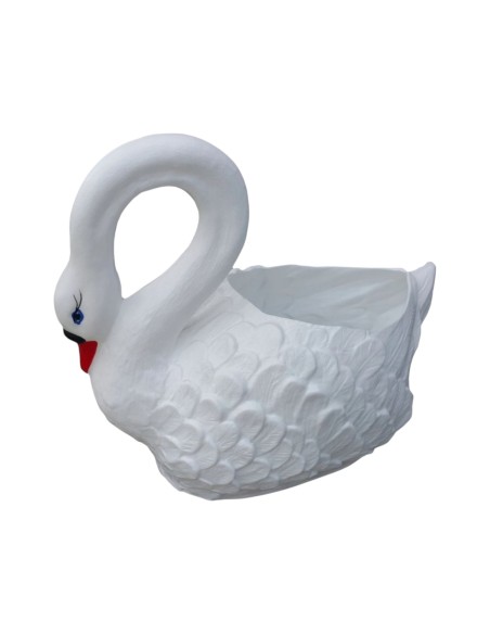 Jardinière Cygne (Taille Moyenne) : Statue Déco 42 cm