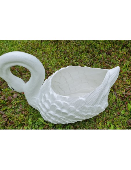 Jardinière Cygne (Taille Moyenne) : Statue Déco 42 cm