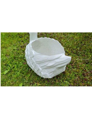 Jardinière Cygne (Taille Moyenne) : Statue Déco 42 cm