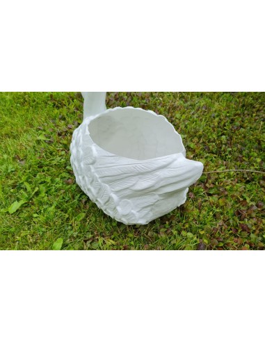 Petit Cygne Jardinière : Cache-pot Décoratif & Statue (34 cm)